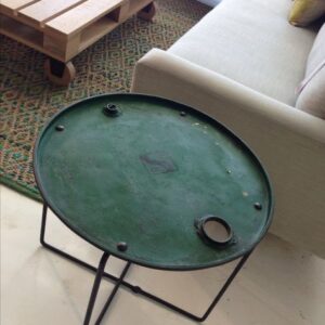 Comment recycler un fut en acier pour en faire une table d'appoint